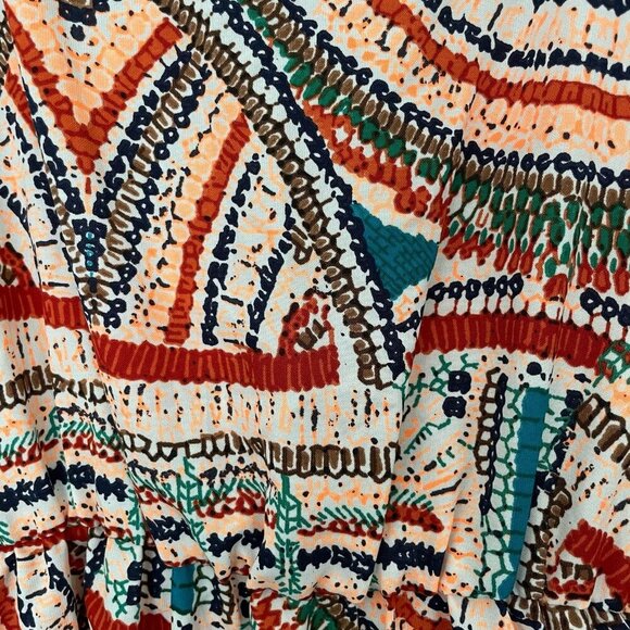 Sleeveless Dress Colorful Print Casual‎ Sundress Summer Dress - Picture 2 of 7